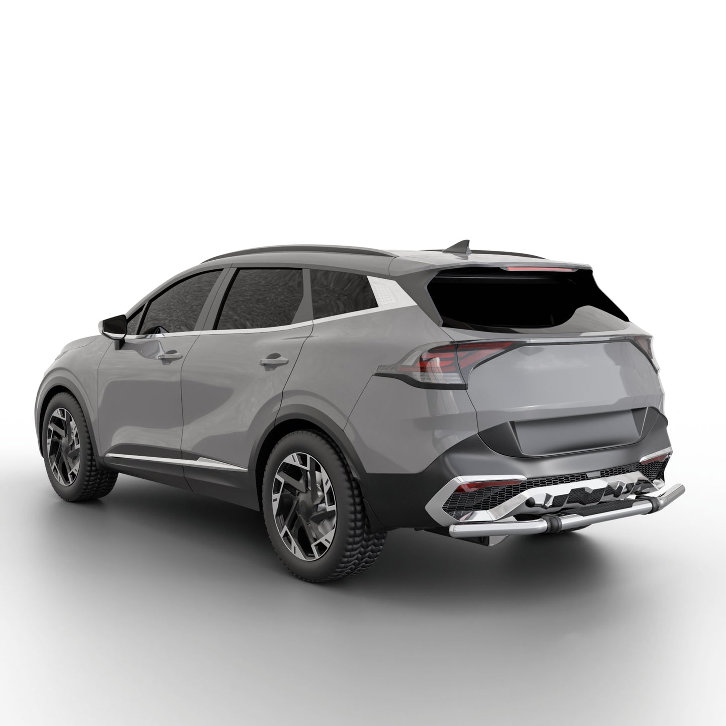 Vanguard Stainless Steel Rear Guards Rear Bumper Guards Bumper Guard for 2023-2025 kia sportage nan
