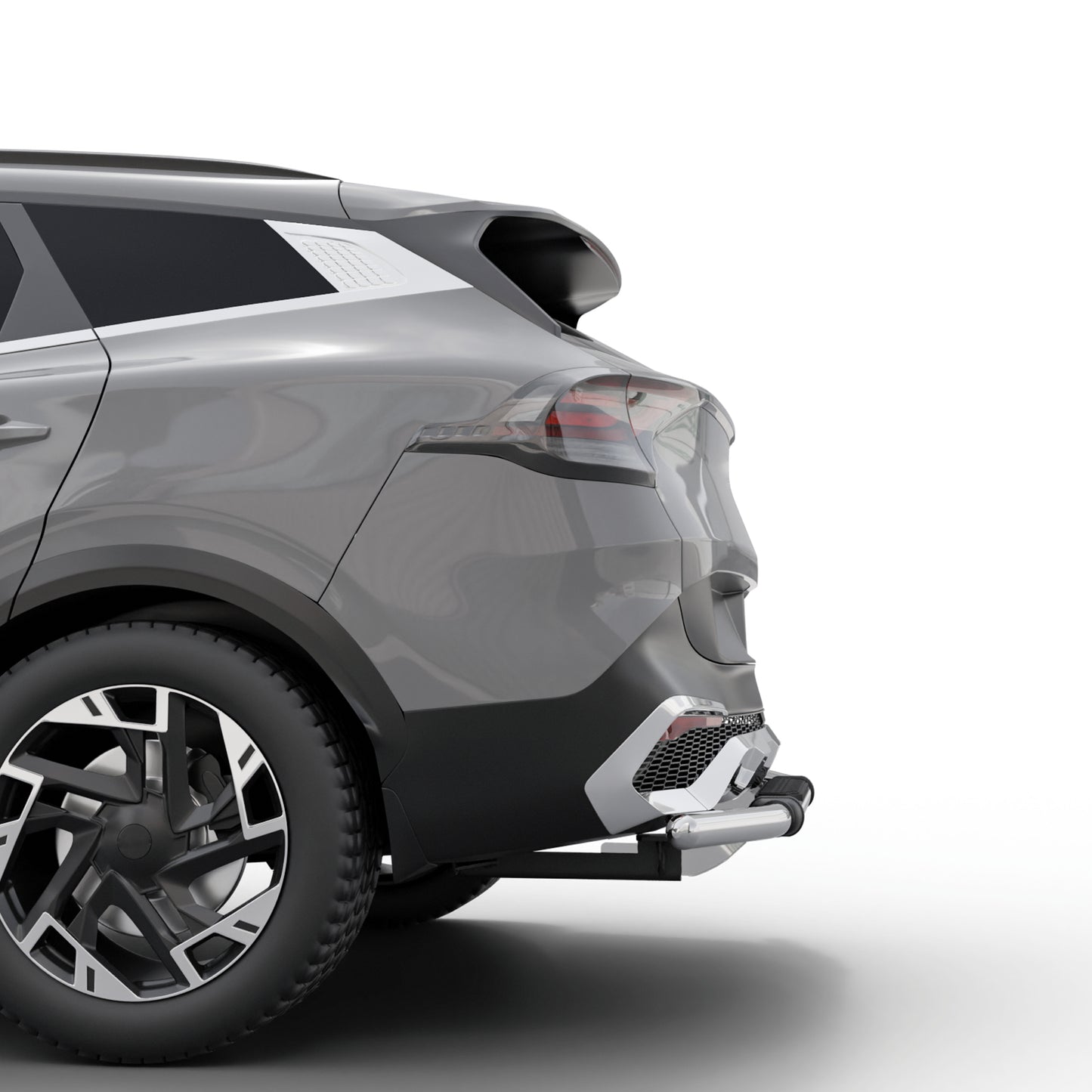 Vanguard Stainless Steel Rear Guards Rear Bumper Guards Bumper Guard for 2023-2025 kia sportage nan