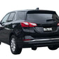 Vanguard Black Powdercoat Rear Guards Rear Bumper Guards Bumper Guard for 2018-2024 chevrolet equinox nan
