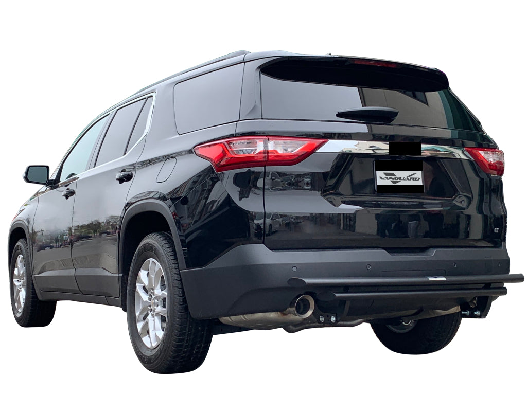 Vanguard Black Powdercoat Rear Guards Rear Bumper Guards Bumper Guard for 2018-2023 chevrolet traverse nan
