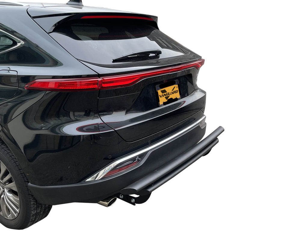 Vanguard Black Powdercoat Rear Guards Rear Bumper Guards Bumper Guard for 2019-2024 toyota rav4 nan