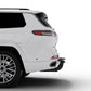 Vanguard Black Powdercoat Rear Guards Rear Bumper Guards Bumper Guard for 2022-2024 jeep grand cherokee nan