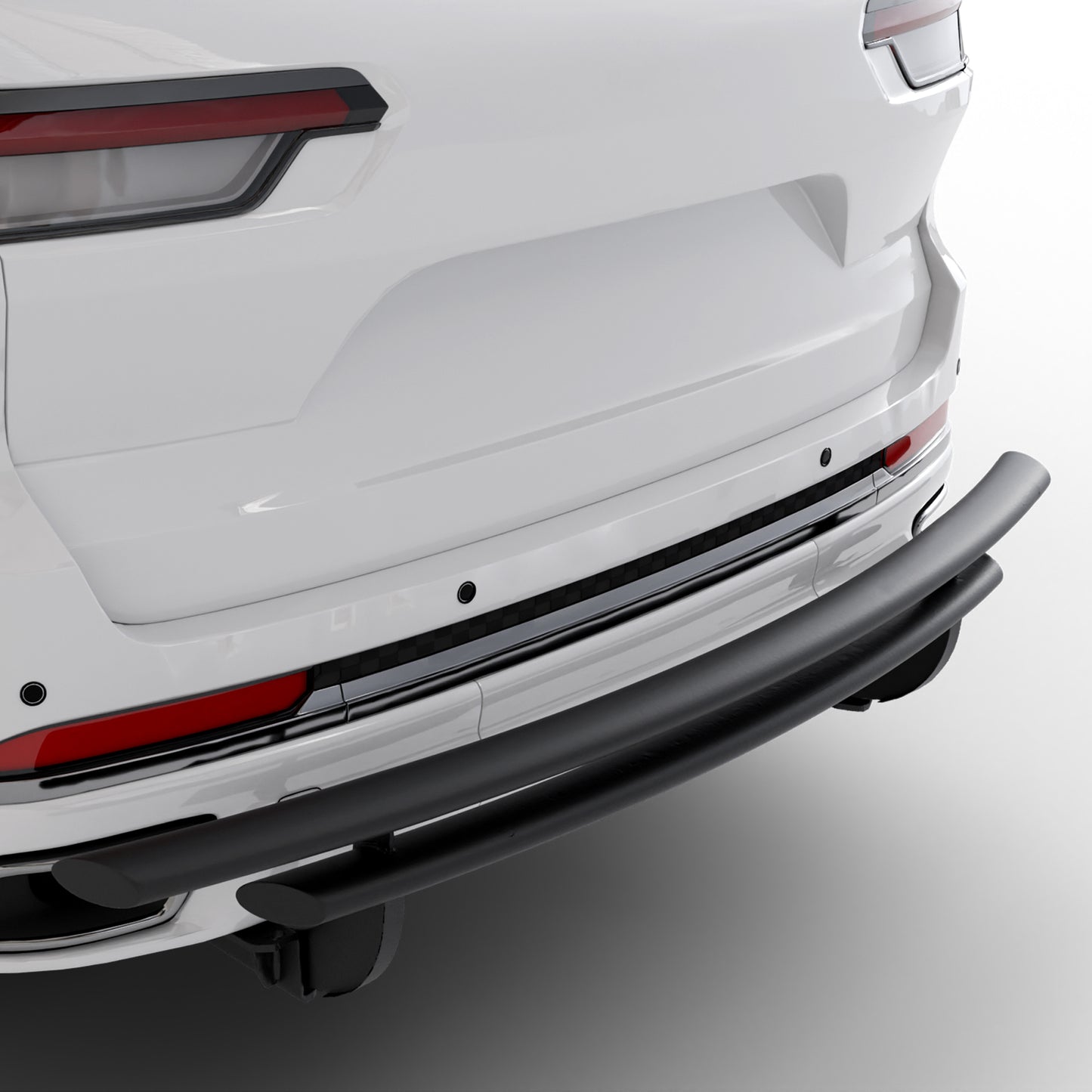 Vanguard Black Powdercoat Rear Guards Rear Bumper Guards Bumper Guard for 2022-2024 jeep grand cherokee nan