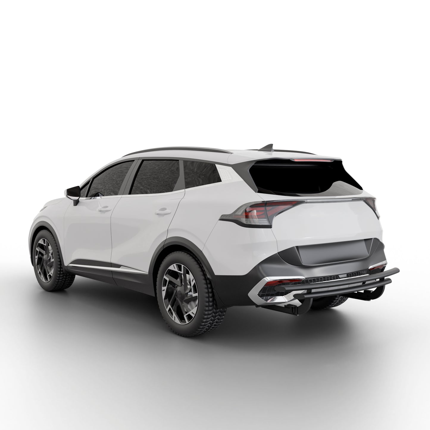 Vanguard Black Powdercoat Rear Guards Rear Bumper Guards Bumper Guard for 2023-2025 kia sportage nan