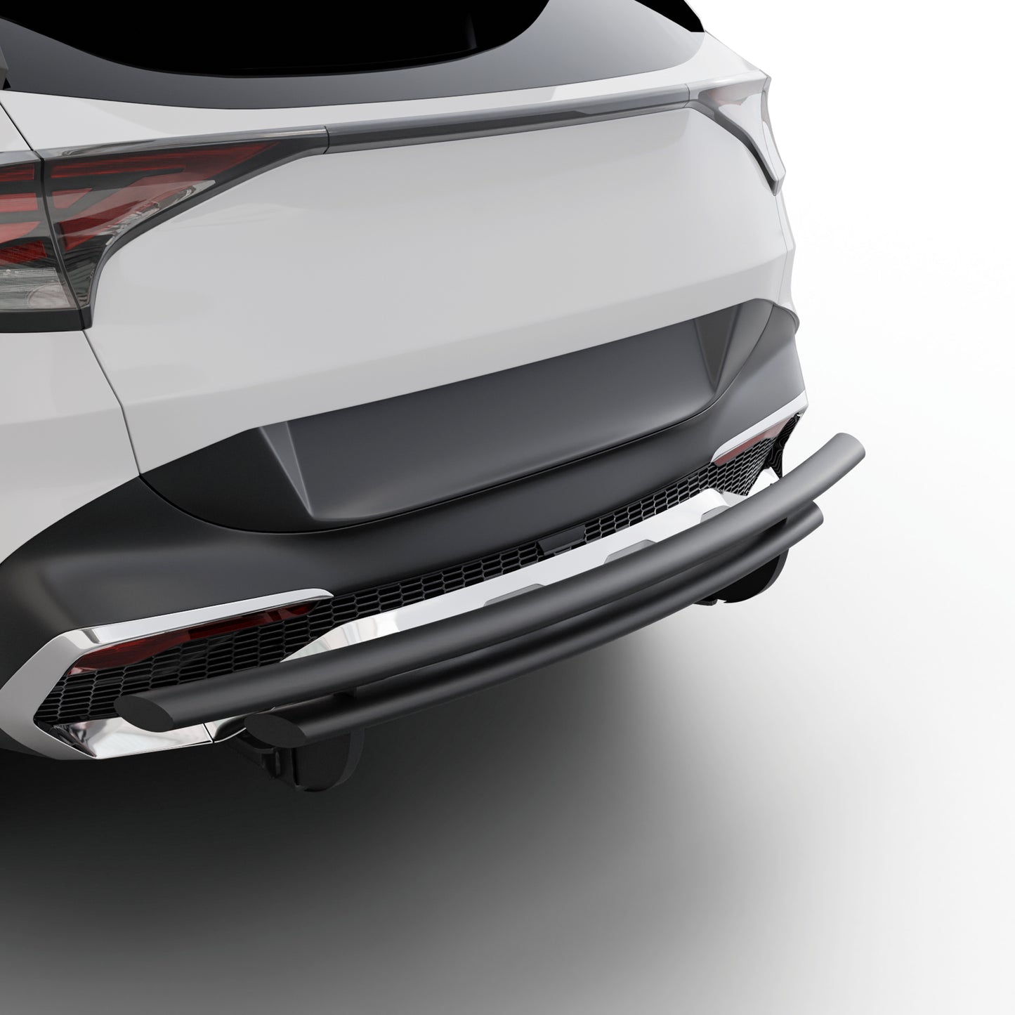 Vanguard Black Powdercoat Rear Guards Rear Bumper Guards Bumper Guard for 2023-2025 kia sportage nan