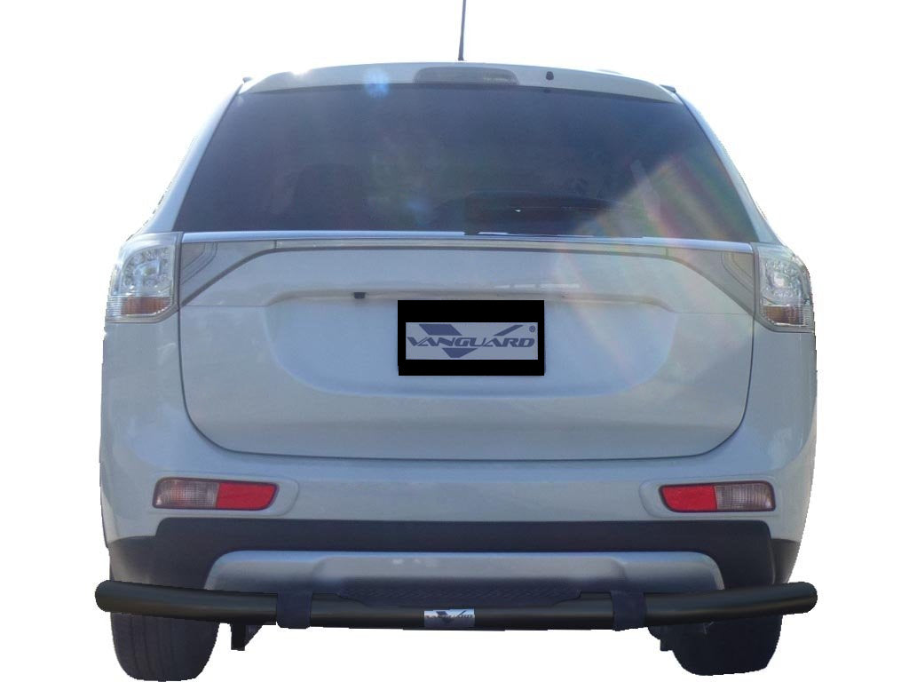 Vanguard Black Powdercoat Rear Guards Rear Bumper Guards Bumper Guard for 2014-2020 mitsubishi outlander nan