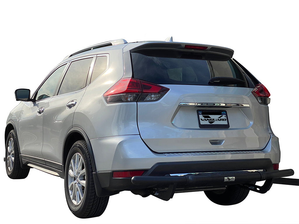 Vanguard Black Powdercoat Rear Guards Rear Bumper Guards Bumper Guard for 2021-2024 nissan rogue nan
