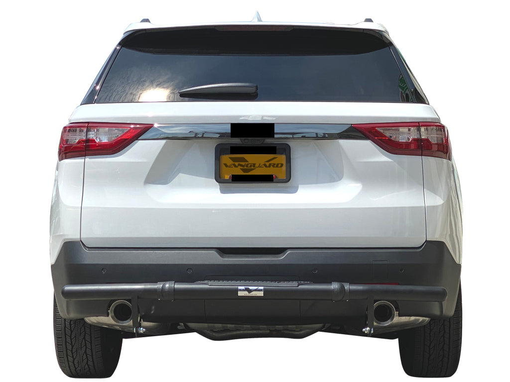 Vanguard Black Powdercoat Rear Guards Rear Bumper Guards Bumper Guard for 2018-2023 chevrolet traverse nan