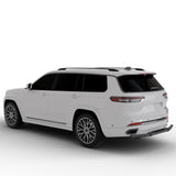 Vanguard Black Powdercoat Rear Guards Rear Bumper Guards Bumper Guard for 2021-2024 jeep grand cherokee l nan