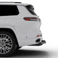 Vanguard Black Powdercoat Rear Guards Rear Bumper Guards Bumper Guard for 2021-2024 jeep grand cherokee l nan