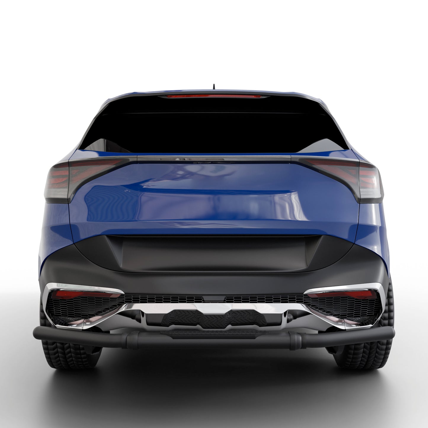 Vanguard Black Powdercoat Rear Guards Rear Bumper Guards Bumper Guard for 2023-2025 kia sportage nan