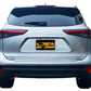 Vanguard Black Powdercoat Rear Guards Rear Bumper Guards Bumper Guard for 2020-2024 toyota highlander nan