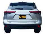 Vanguard Black Powdercoat Rear Guards Rear Bumper Guards Bumper Guard for 2020-2024 toyota highlander nan