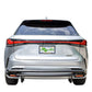 Vanguard Black Powdercoat Rear Guards Rear Bumper Guards Bumper Guard for 2023-2024 lexus rx350 nan