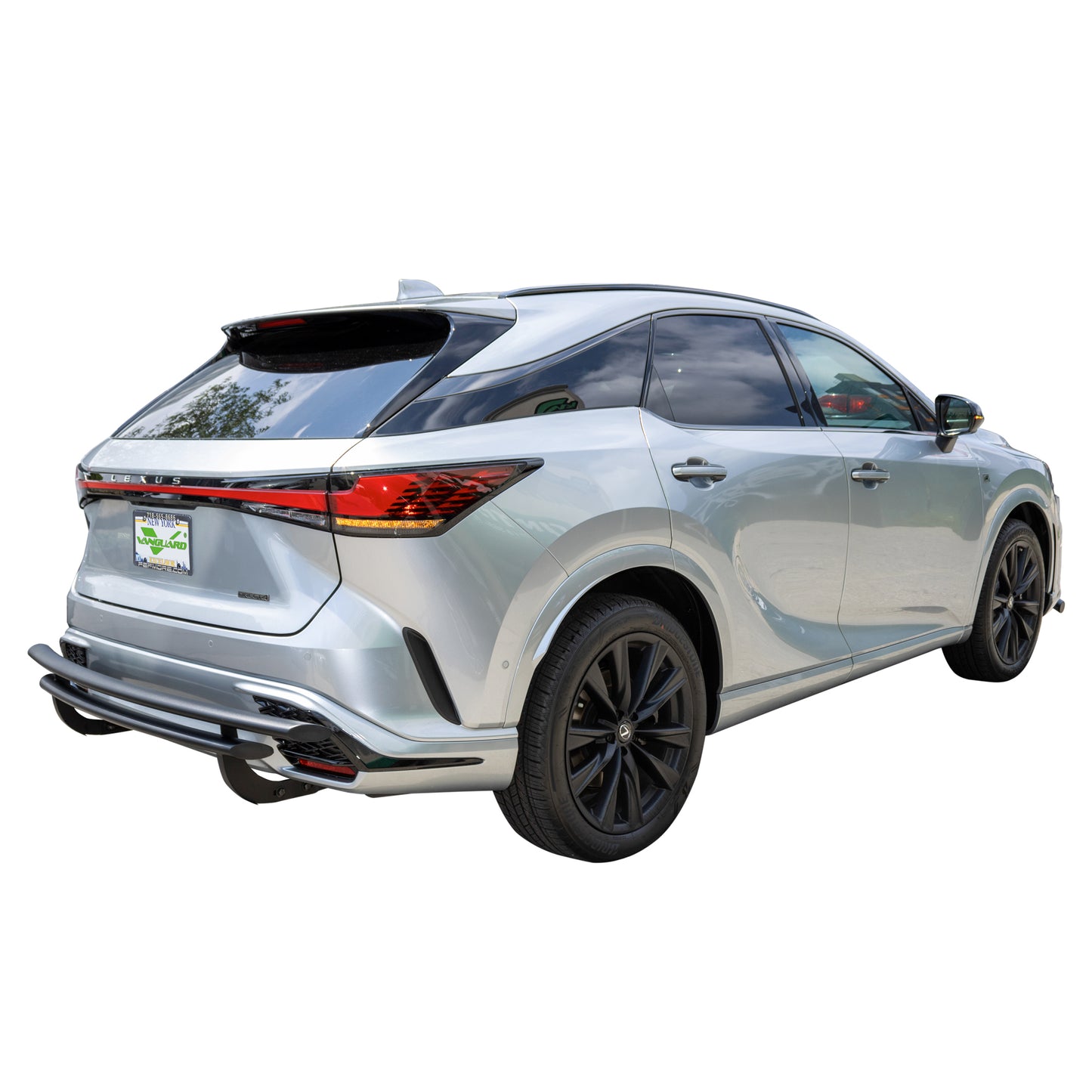 Vanguard Black Powdercoat Rear Guards Rear Bumper Guards Bumper Guard for 2023-2024 lexus rx350 nan