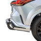 Vanguard Black Powdercoat Rear Guards Rear Bumper Guards Bumper Guard for 2023-2024 lexus rx350 nan