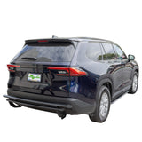 Vanguard Black Powdercoat Rear Guards Rear Bumper Guards Bumper Guard for 2024-2025 toyota grand highlander nan