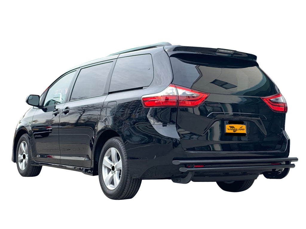 Vanguard Black Powdercoat Rear Guards Rear Bumper Guards Bumper Guard for 1999-2017 honda odyssey nan