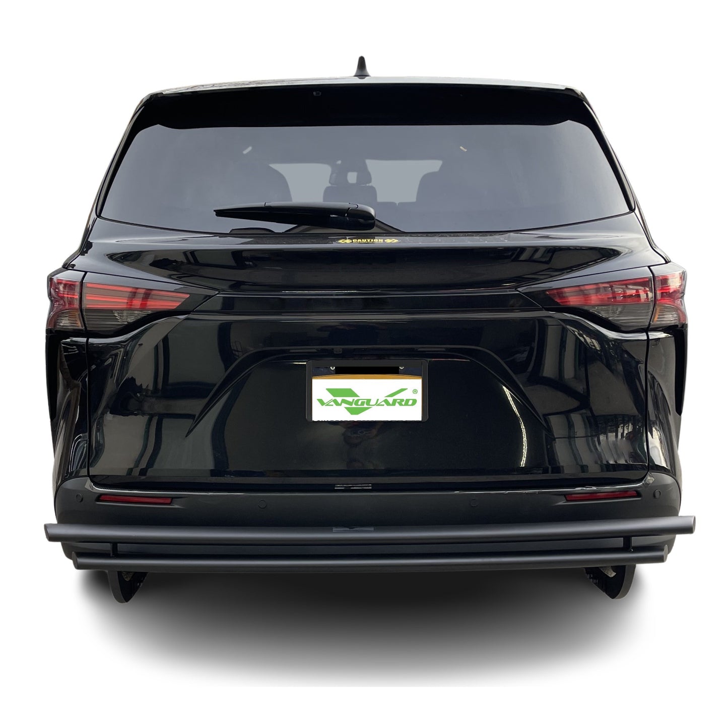 Vanguard Black Powdercoat Rear Guards Rear Bumper Guards Bumper Guard for 2021-2025 toyota sienna nan