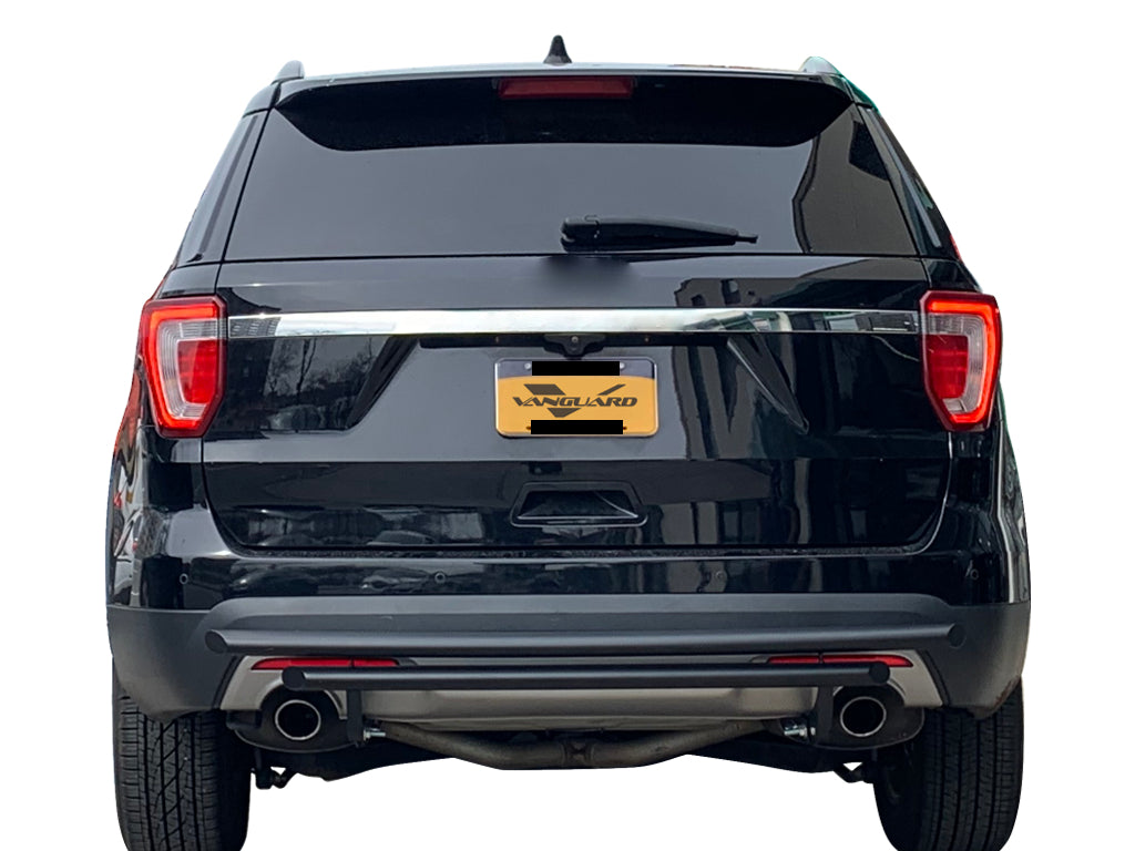 Vanguard Black Powdercoat Rear Guards Rear Bumper Guards Bumper Guard for 2011-2019 ford explorer nan