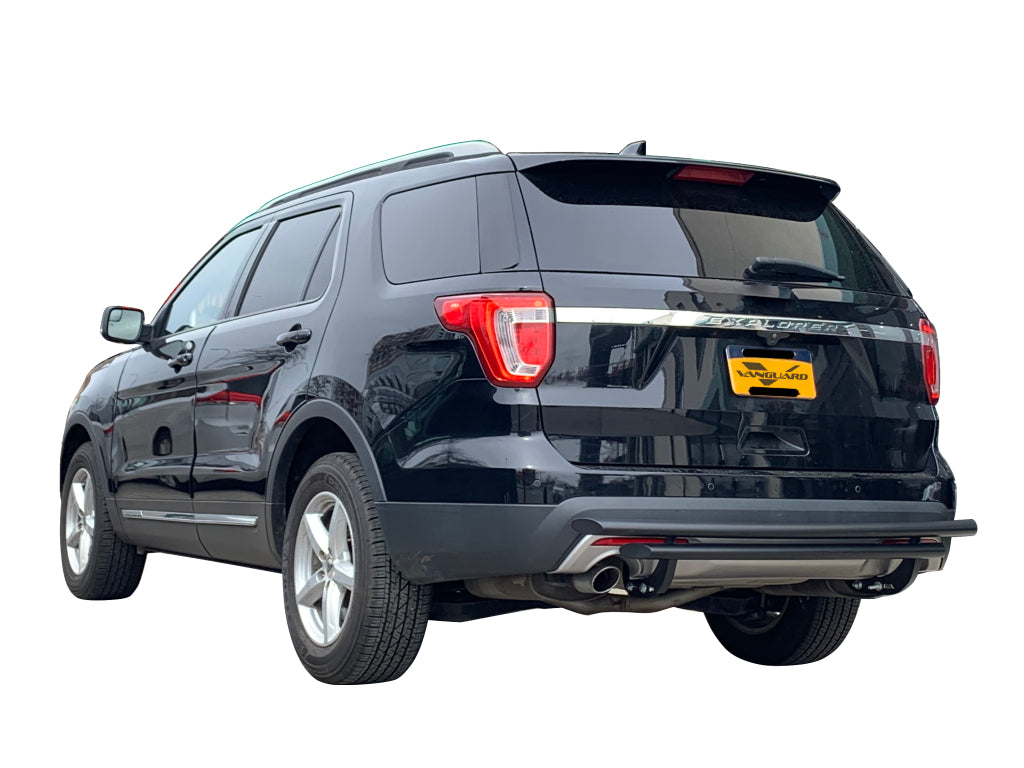 Vanguard Black Powdercoat Rear Guards Rear Bumper Guards Bumper Guard for 2011-2019 ford explorer nan