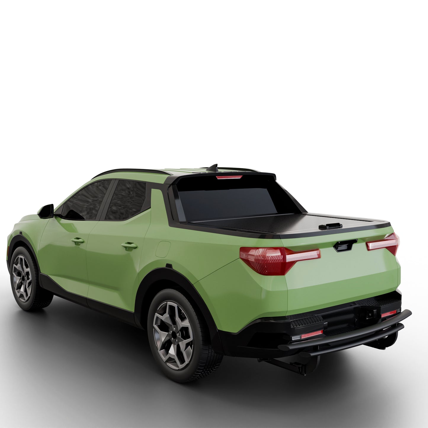 Vanguard Black Powdercoat Rear Guards Rear Bumper Guards Bumper Guard for 2022-2024 hyundai santa cruz nan