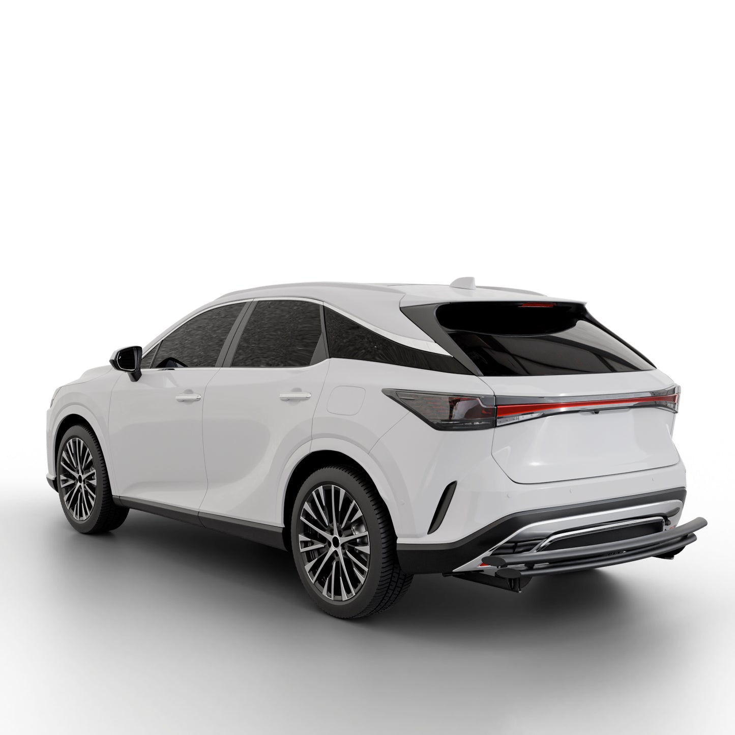 Vanguard Black Powdercoat Rear Guards Rear Bumper Guards Bumper Guard for 2023-2025 lexus rx350h nan