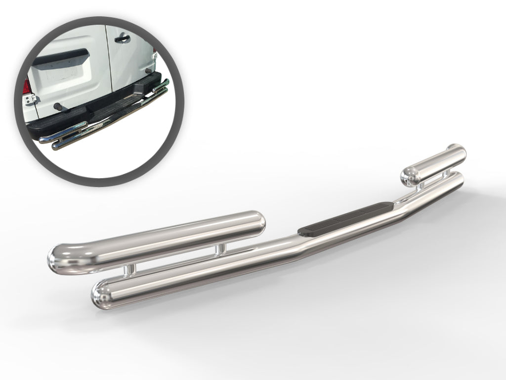 Vanguard Stainless Steel Rear Guards Rear Bumper Guards Bumper Guard for 2012-2021 nissan nv3500 nan