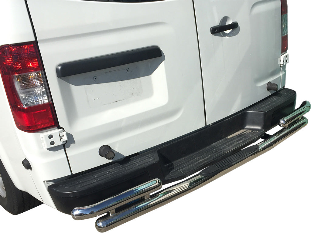 Vanguard Stainless Steel Rear Guards Rear Bumper Guards Bumper Guard for 2012-2021 nissan nv2500 nan