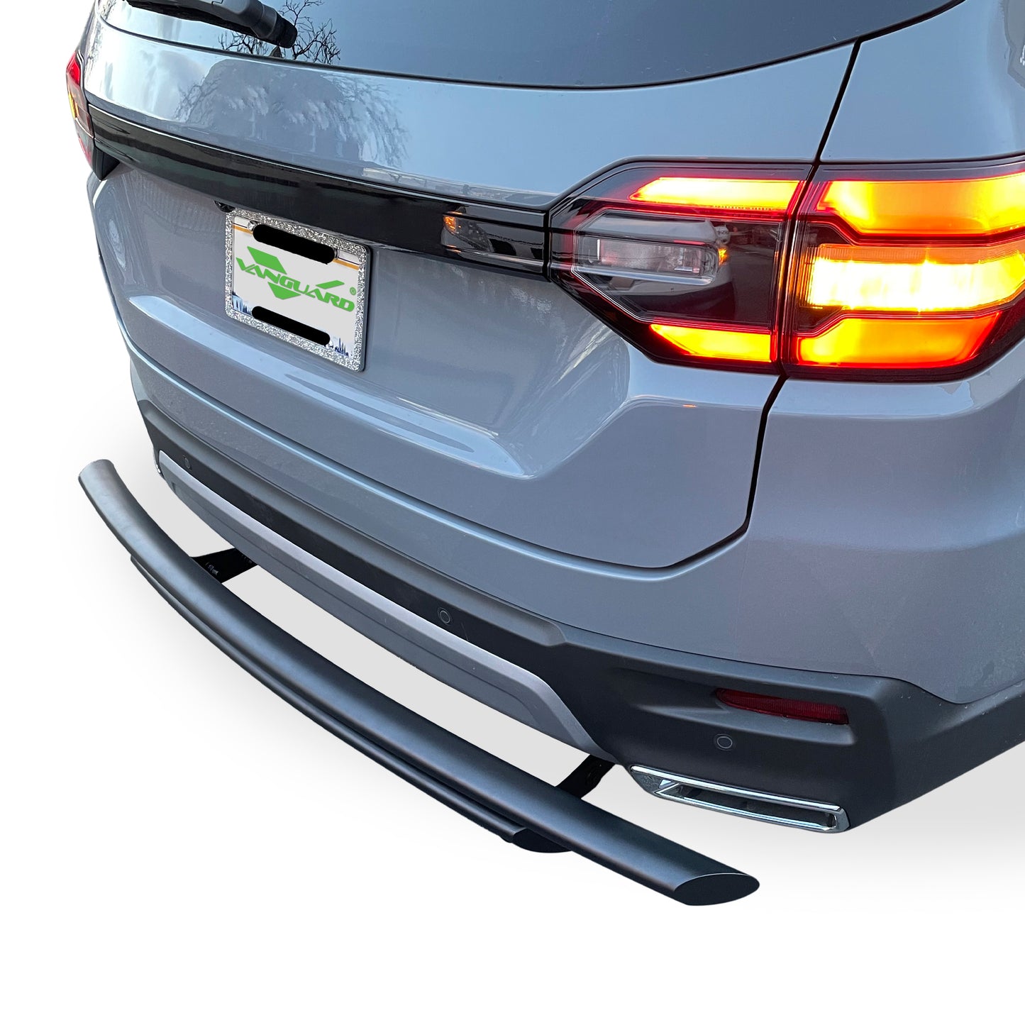 Vanguard Black Powdercoat Rear Guards Rear Bumper Guards Bumper Guard for 2023-2024 honda pilot nan