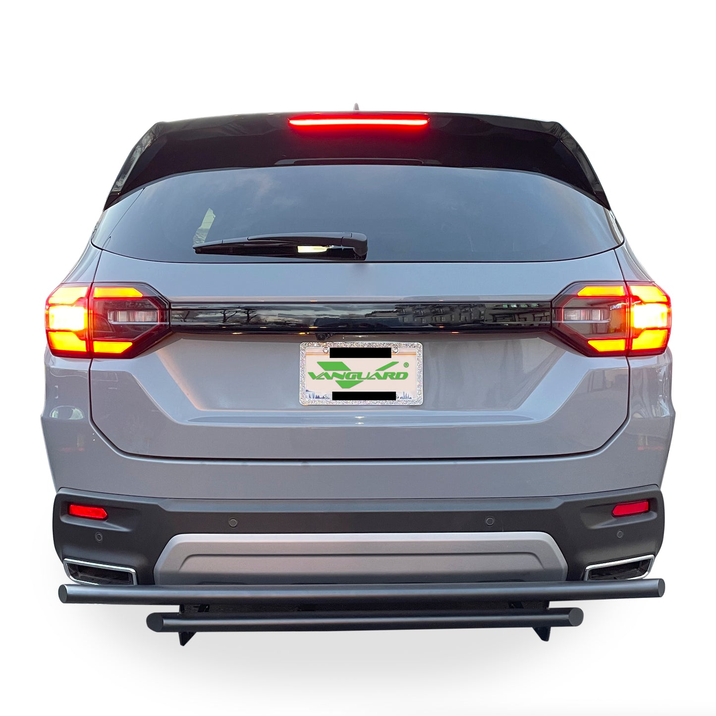 Vanguard Black Powdercoat Rear Guards Rear Bumper Guards Bumper Guard for 2023-2024 honda pilot nan
