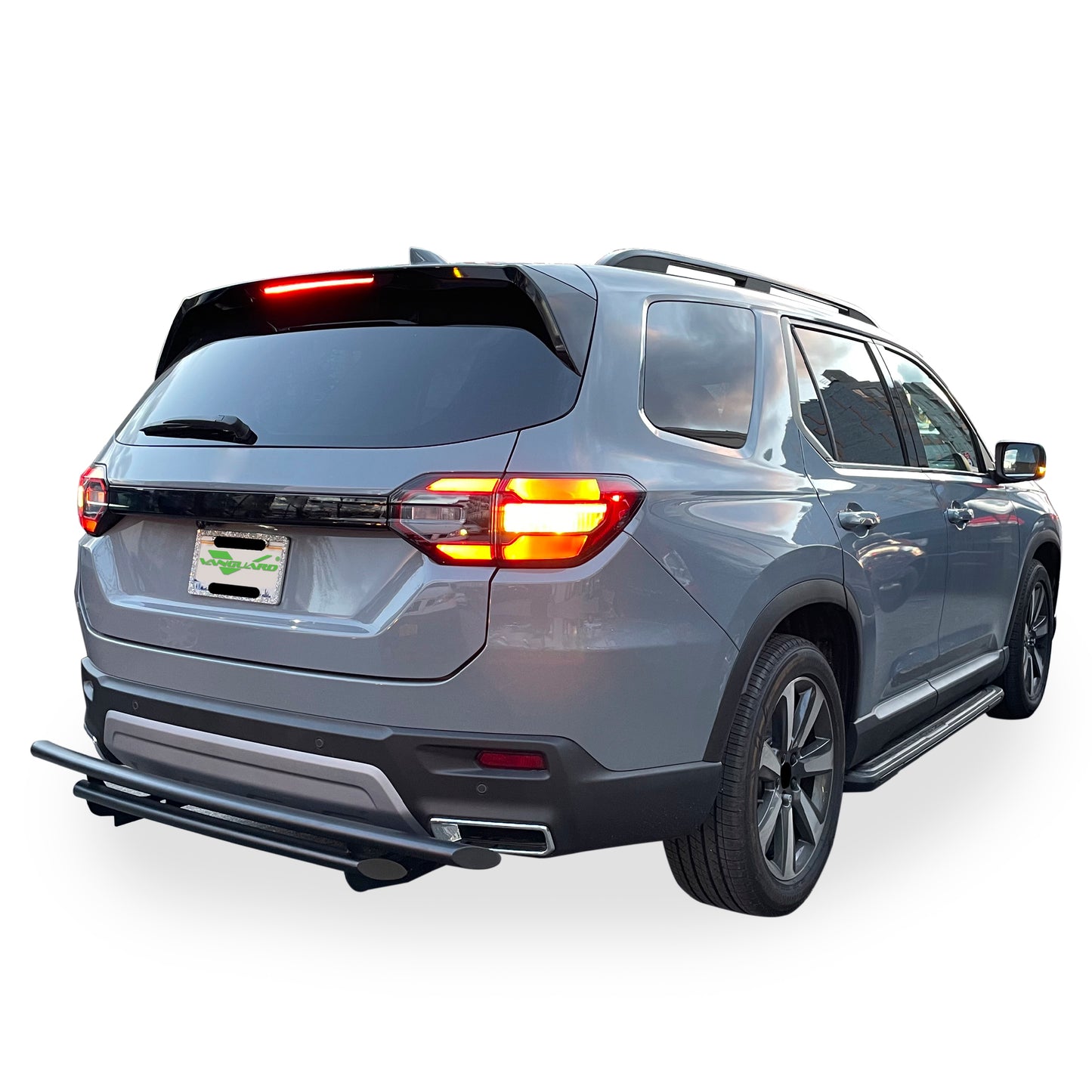 Vanguard Black Powdercoat Rear Guards Rear Bumper Guards Bumper Guard for 2023-2024 honda pilot nan
