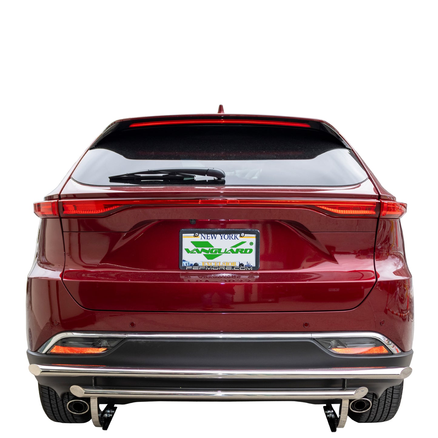 Vanguard Stainless Steel Rear Guards Rear Bumper Guards Bumper Guard for 2021-2024 toyota venza nan