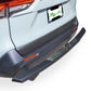 Vanguard Black Powdercoat Rear Guards Rear Bumper Guards Bumper Guard for 2019-2024 toyota rav4 nan