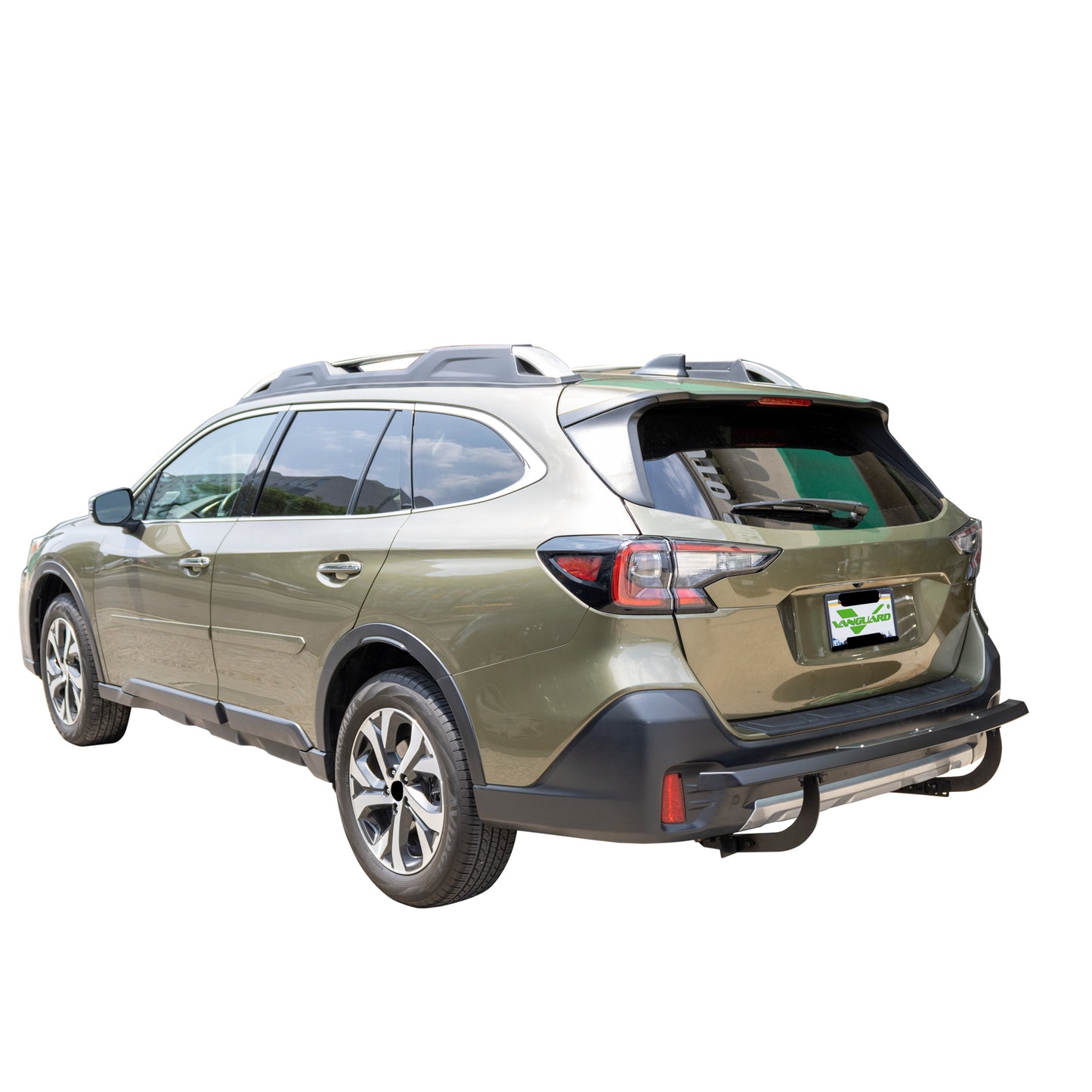 Vanguard Black Powdercoat Rear Guards Rear Bumper Guards Bumper Guard for 2019-2024 subaru outback nan