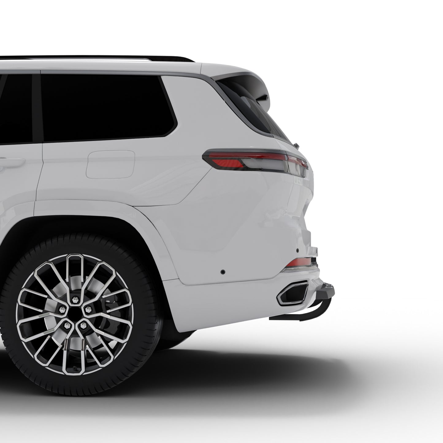 Vanguard Black Powdercoat Rear Guards Rear Bumper Guards Bumper Guard for 2021-2024 ford bronco nan