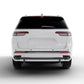 Vanguard Black Powdercoat Rear Guards Rear Bumper Guards Bumper Guard for 2022-2024 jeep grand cherokee nan