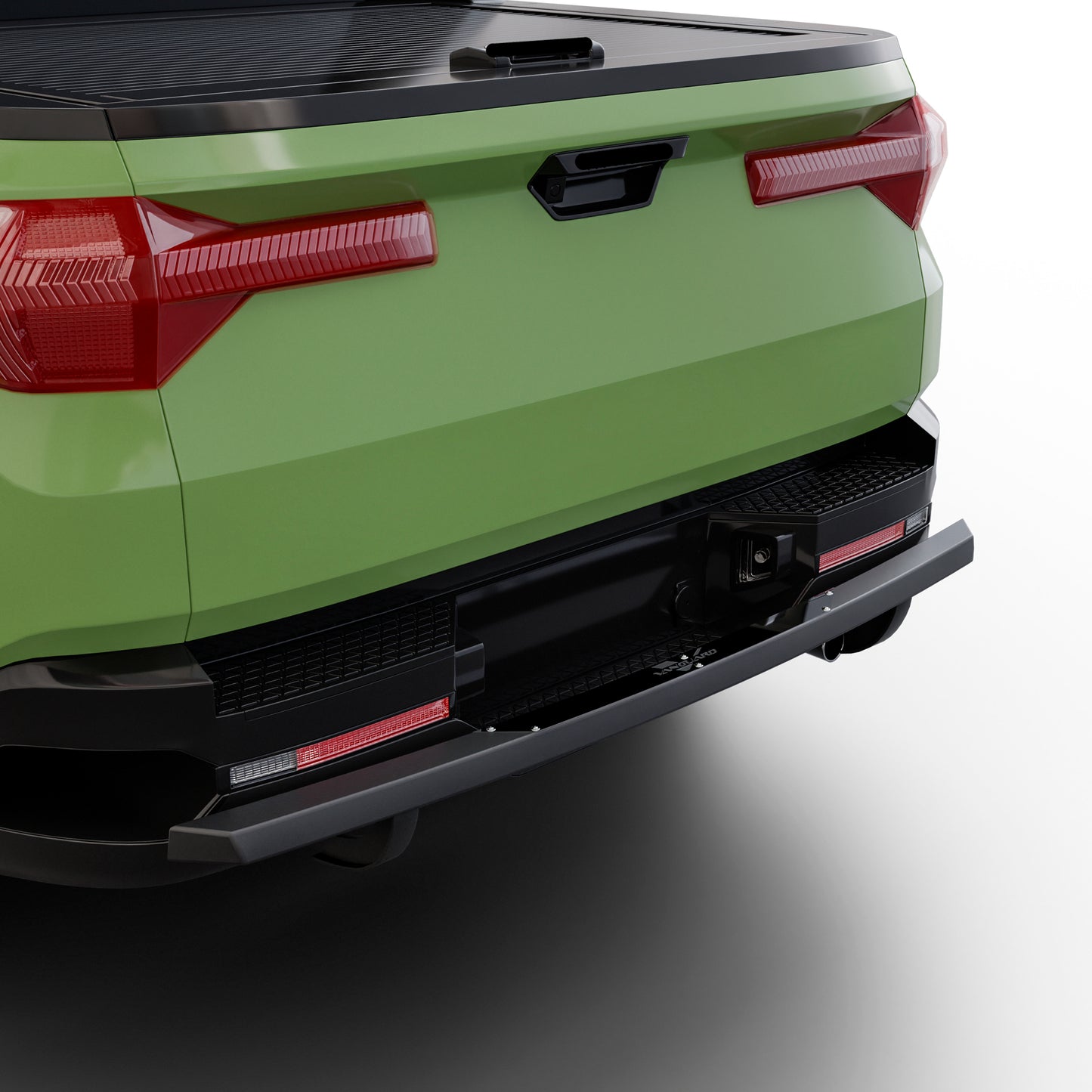 Vanguard Black Powdercoat Rear Guards Rear Bumper Guards Bumper Guard for 2022-2024 hyundai santa cruz nan