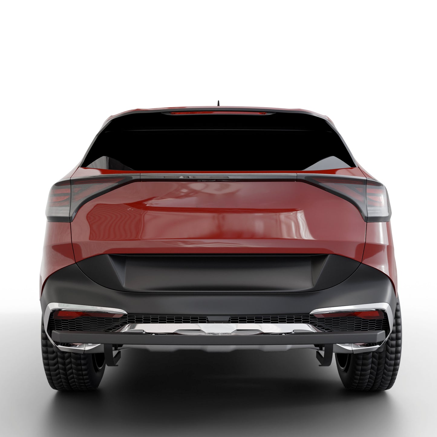 Vanguard Black Powdercoat Rear Guards Rear Bumper Guards Bumper Guard for 2023-2025 kia sportage nan
