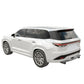 Vanguard Black Powdercoat Rear Guards Rear Bumper Guards Bumper Guard for 2024-2025 lexus tx350 nan