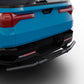 Vanguard Black Powdercoat Rear Guards Rear Bumper Guards Bumper Guard for 2022-2024 hyundai santa cruz nan