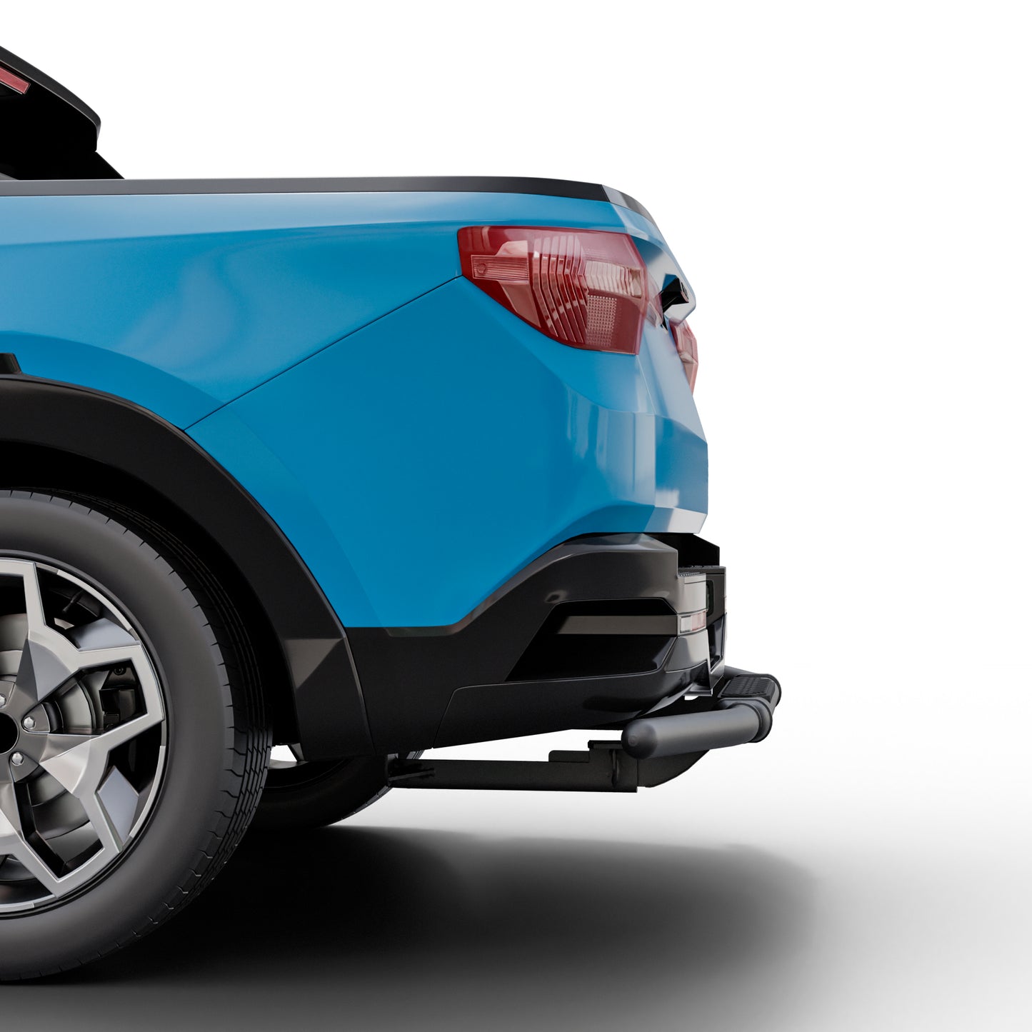 Vanguard Black Powdercoat Rear Guards Rear Bumper Guards Bumper Guard for 2022-2024 hyundai santa cruz nan