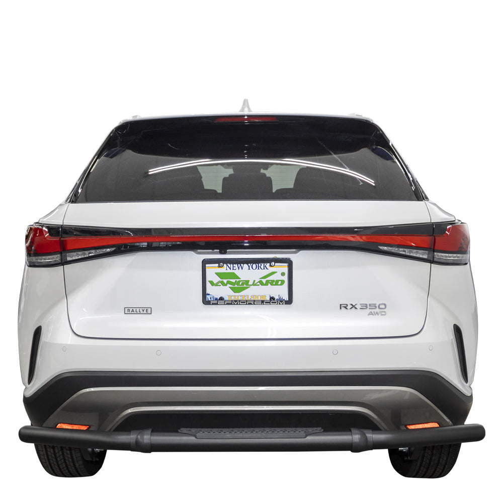 Vanguard Black Powdercoat Rear Guards Rear Bumper Guards Bumper Guard for 2023-2025 lexus rx350 nan