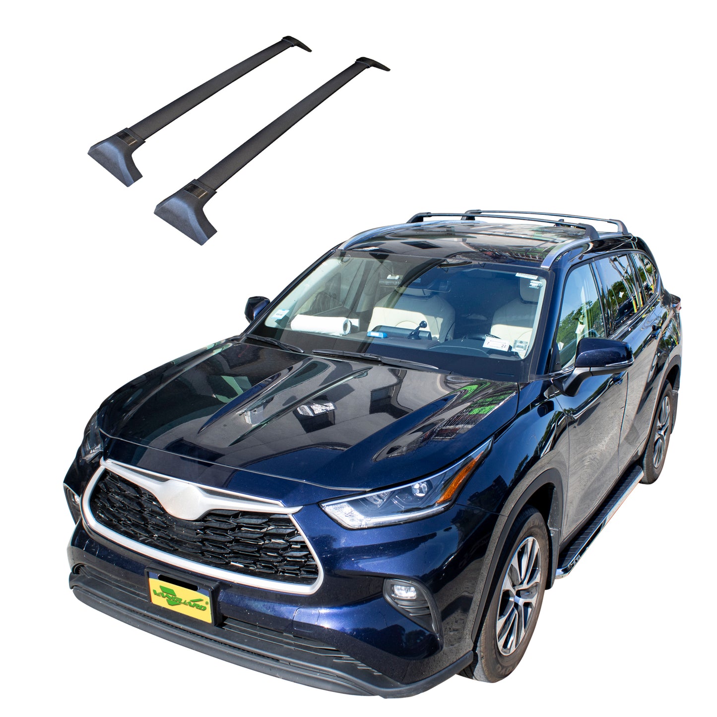 Vanguard Black Powdercoat Roof & Hitch Accessories Roof Racks Roof Rack for 2020-2024 toyota highlander nan
