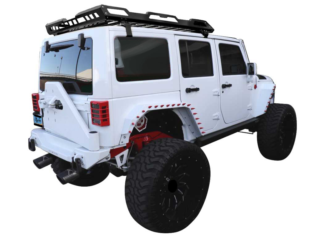 Vanguard Black Powdercoat Roof & Hitch Accessories Roof Racks Roof Rack for 2007-2018 jeep wrangler nan