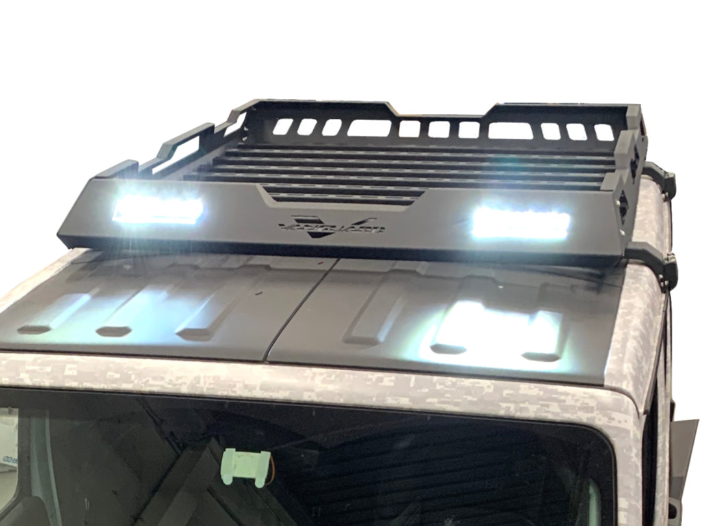 Vanguard Black Powdercoat Roof & Hitch Accessories Roof Racks Roof Rack for 2018-2025 jeep wrangler nan