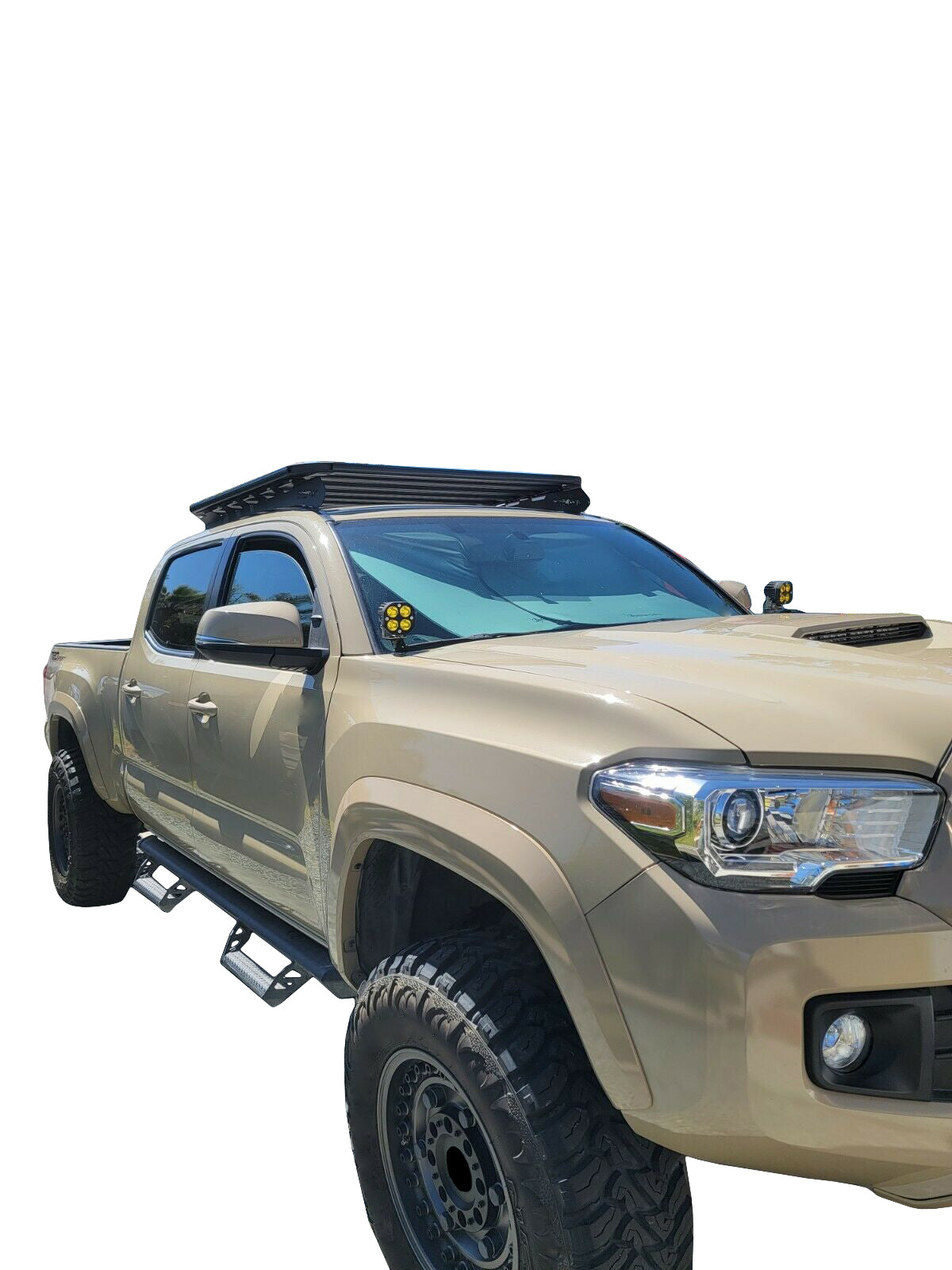 Vanguard Black Powdercoat Roof & Hitch Accessories Roof Racks Roof Rack for 2016-2023 toyota tacoma nan