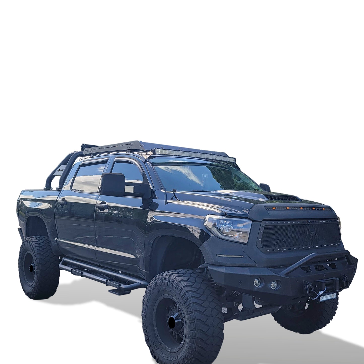 Vanguard Black Powdercoat Roof & Hitch Accessories Roof Racks Roof Rack for 2007-2021 toyota tundra nan