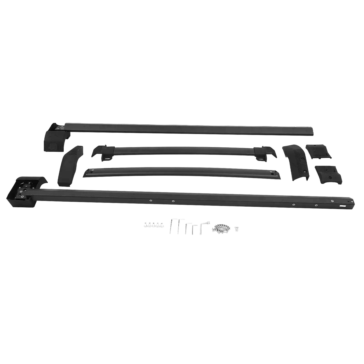 Vanguard Black Powdercoat Roof & Hitch Accessories Roof Racks Roof Rack for 2021-2024 ford bronco nan