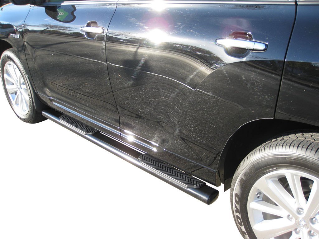 Vanguard Black Powdercoat Side Steps & Running Boards Side Steps Running Board for 2008-2013 toyota highlander nan